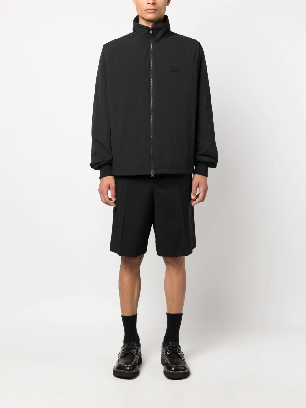 Burberry Jack met rits - Zwart