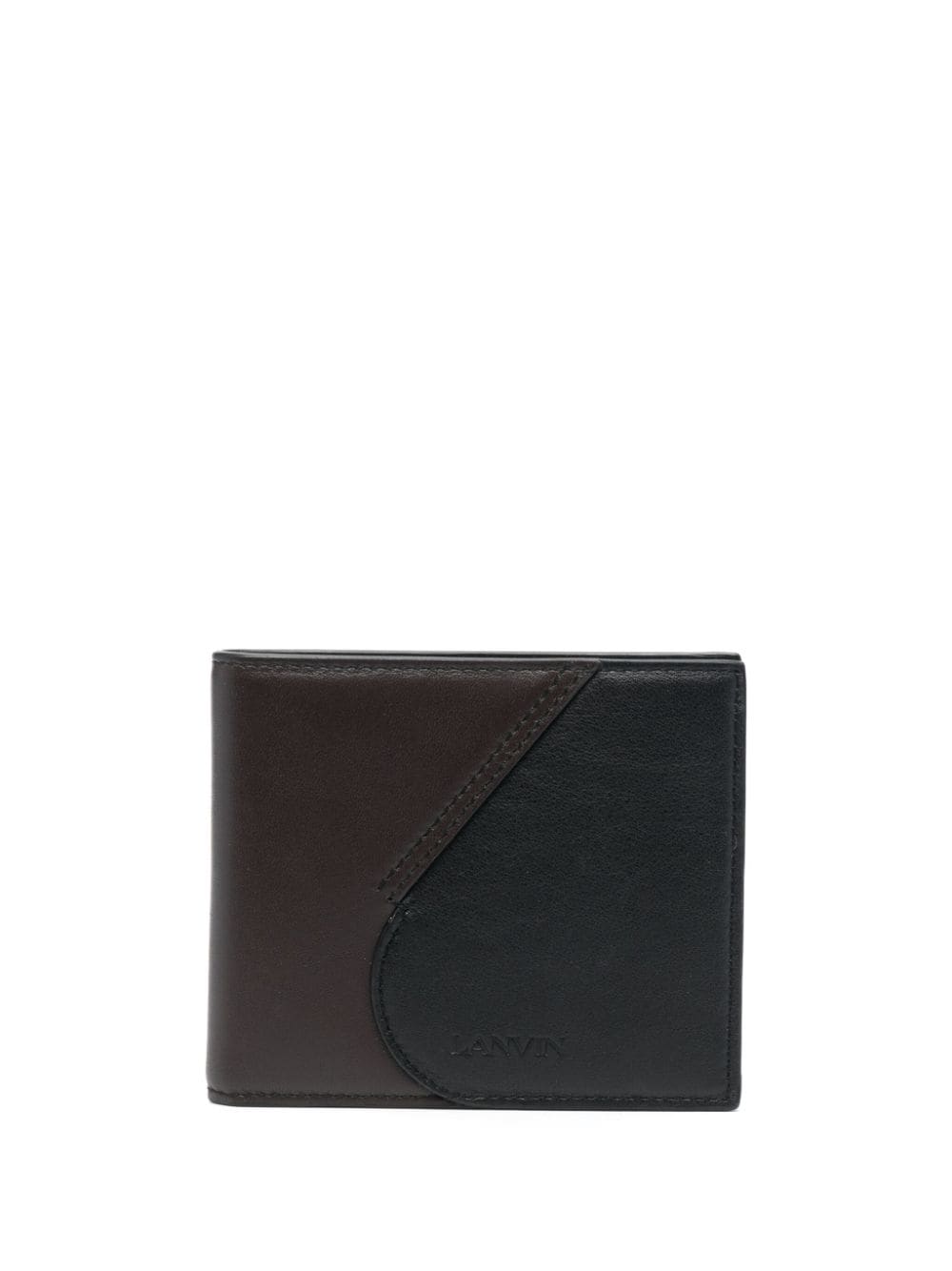two-tone leather cardholder