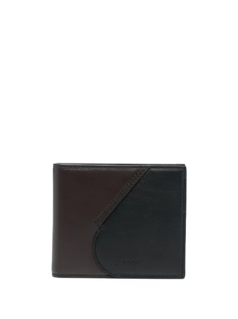 Lanvin two-tone leather cardholder