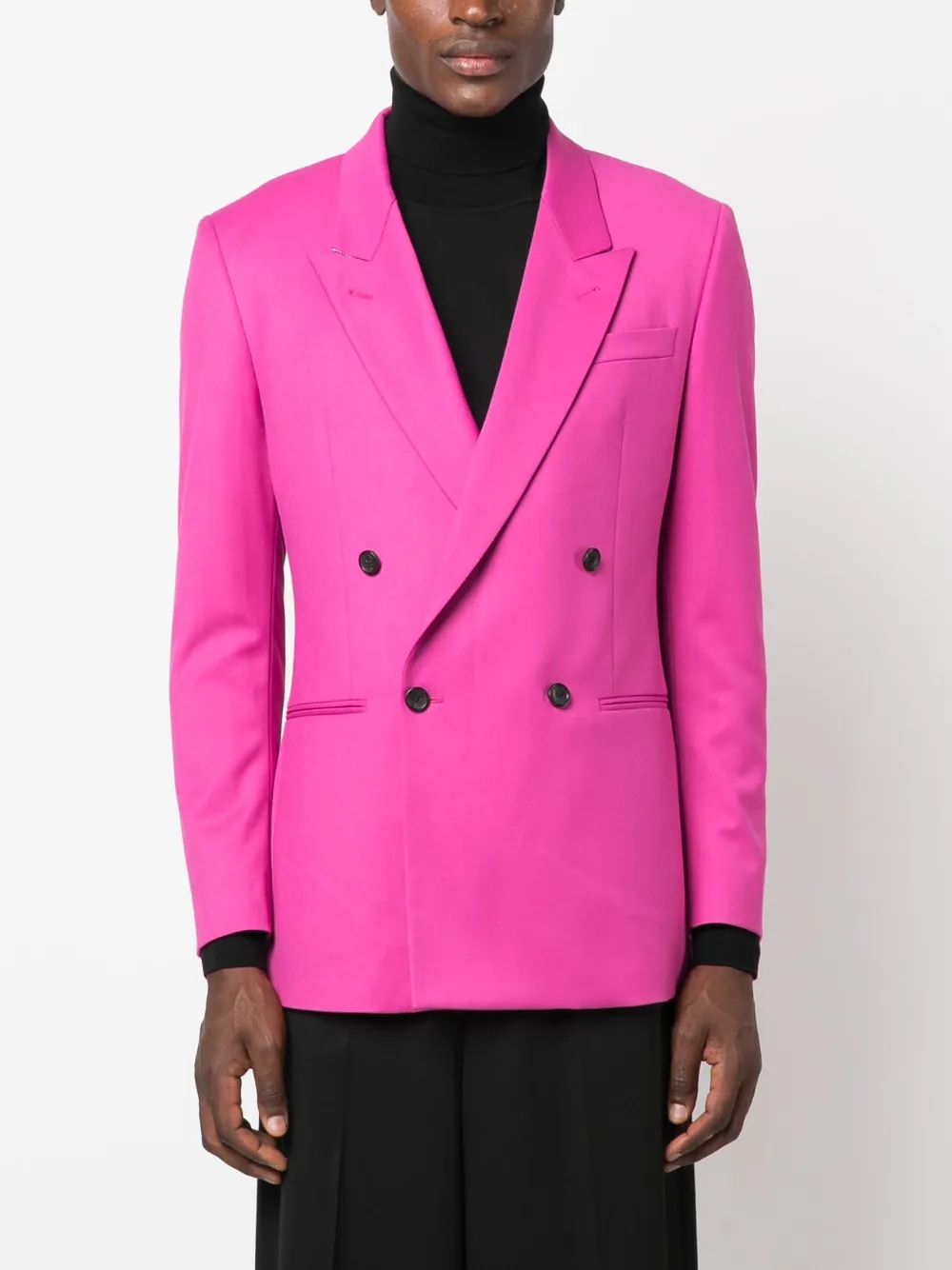 Reveres 1949 Blazer met dubbele rij knopen - Roze