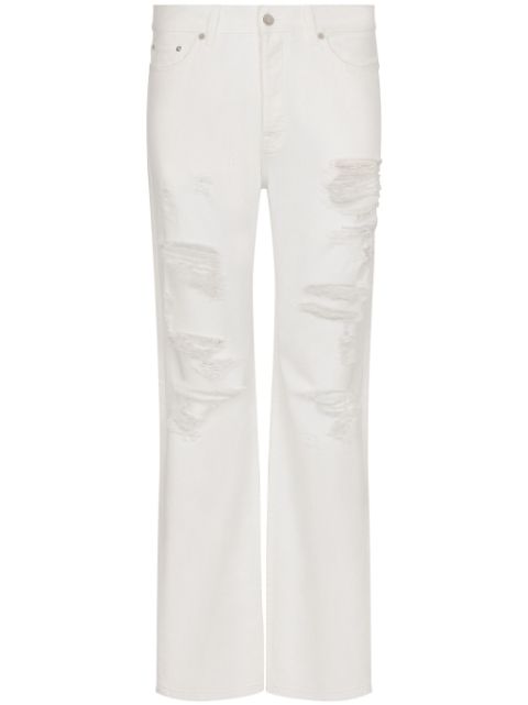 Dolce & Gabbana DGVIB3 distressed straight-leg jeans