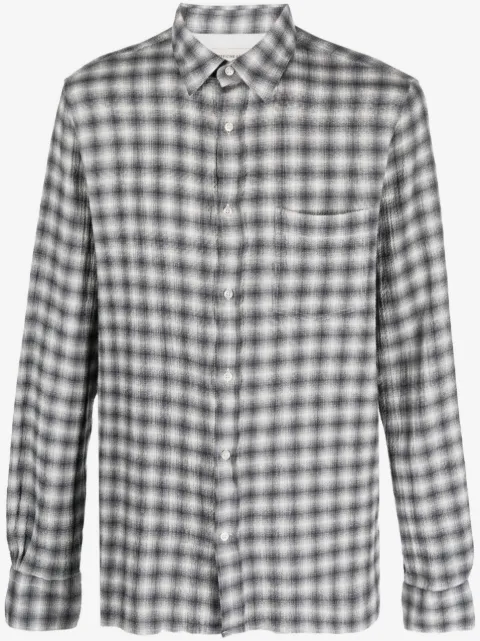 Officine Generale camisa con estampado gráfico