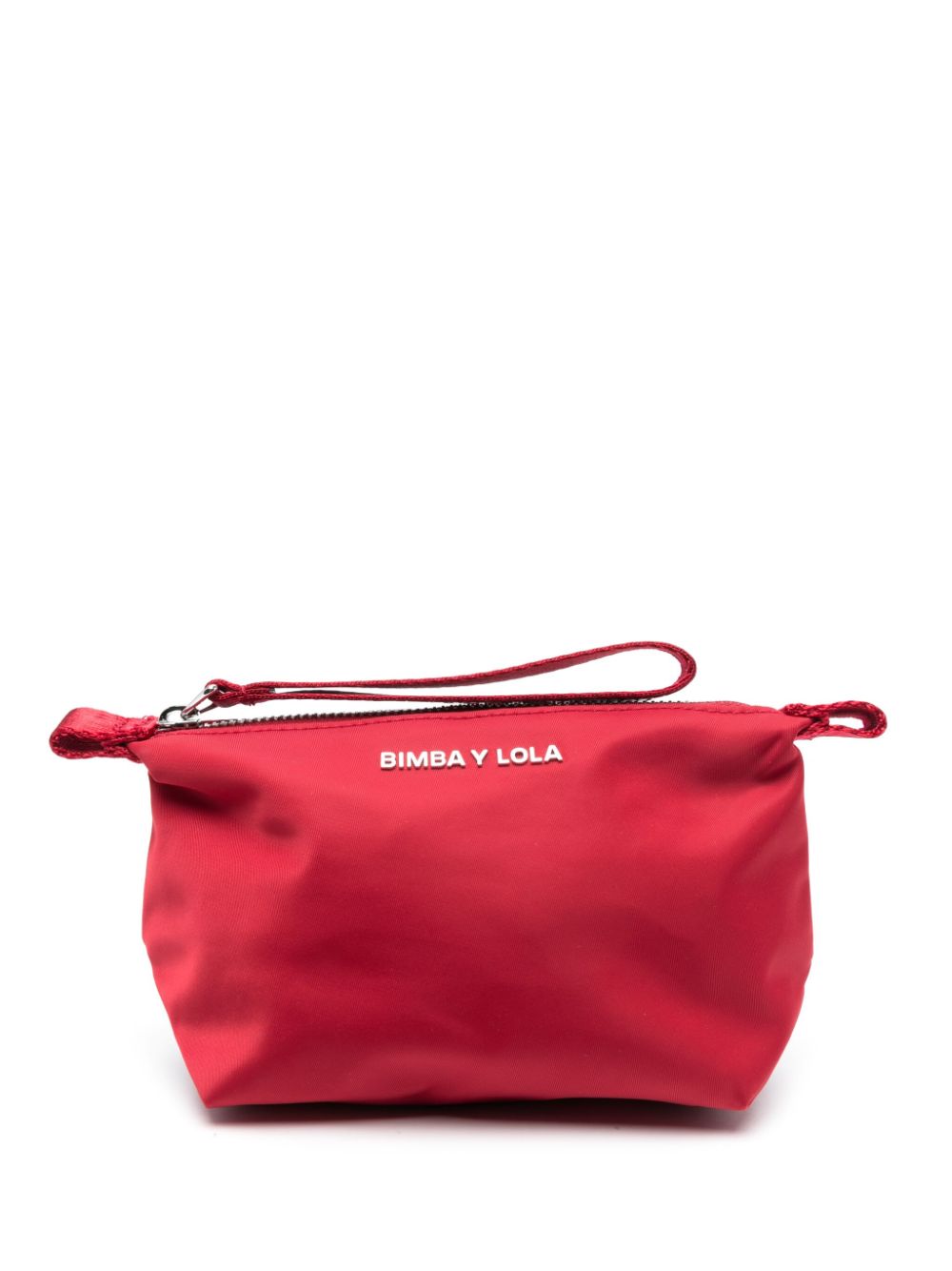 Bimba Y Lola logo-lettering Make-Up Bag - Red