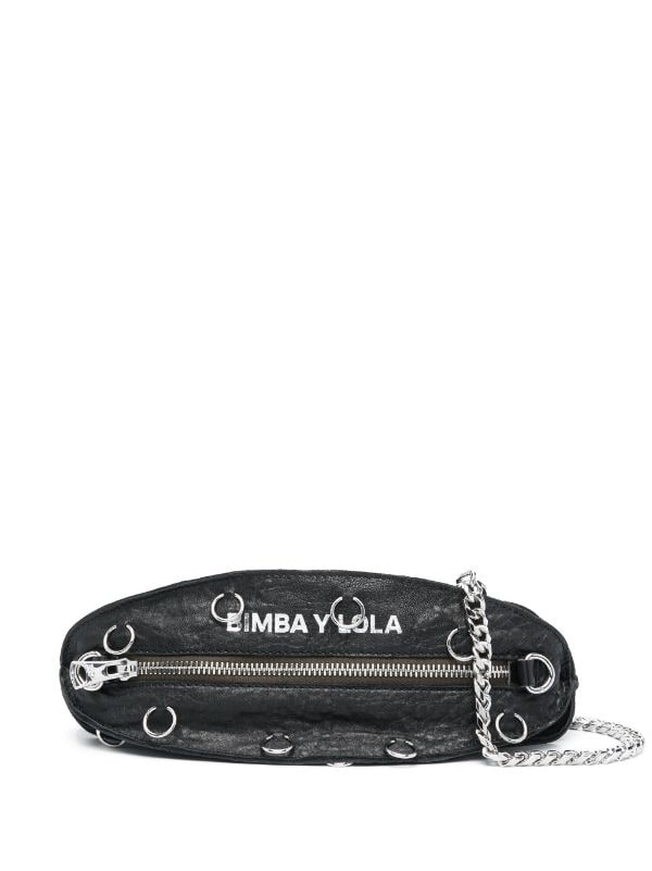 Small Black Purse With Fur Ball