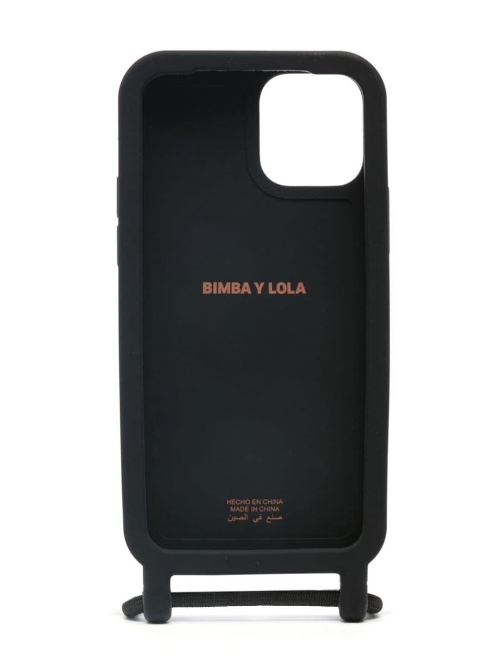 Bimba y Lola iPhone 12 Pro hoesje met logo-reliëf - Zwart