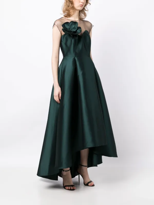 sachin babi green dress Green Brielle Gown by SACHIN BABI