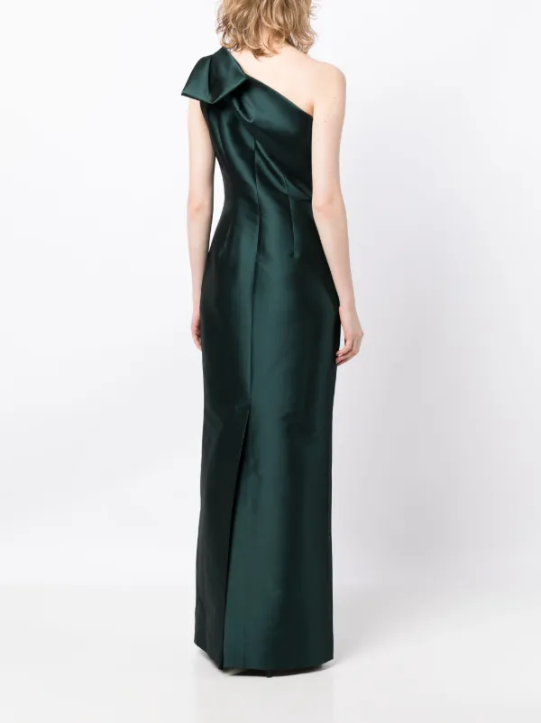Sachin & Babi Bonnie satin-finish Gown | Green | FARFETCH OM