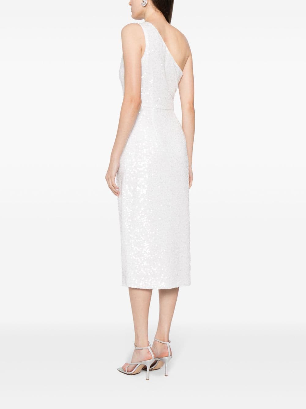Shop Sachin & Babi Phoebe Sequin-embellished Dress In White