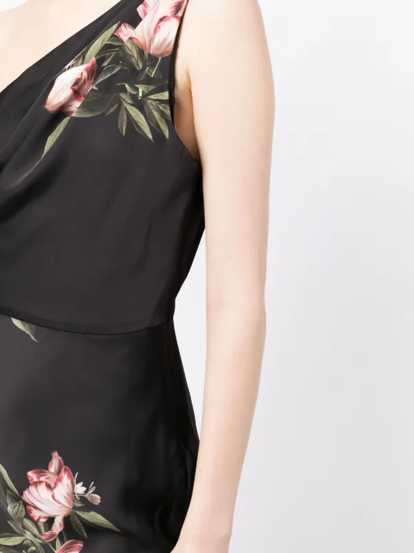 Sachin & Babi Carmen satin-finish Midi Dress | Black | FARFETCH