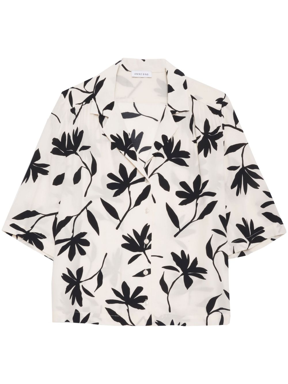 ANINE BING Row floral print button up Shirt Farfetch