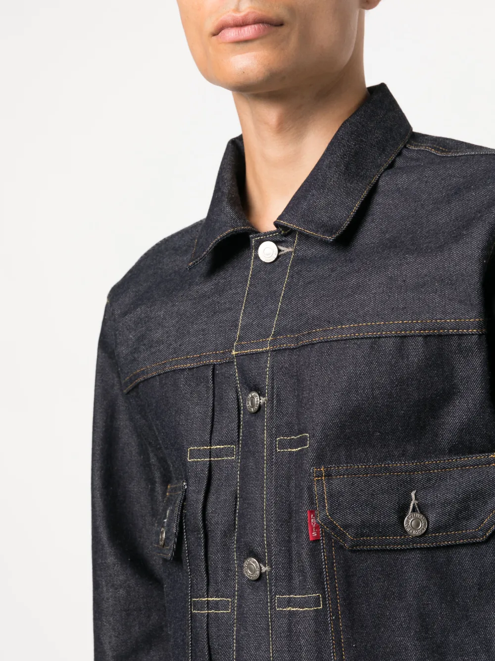 Levi's Denim jack Blauw