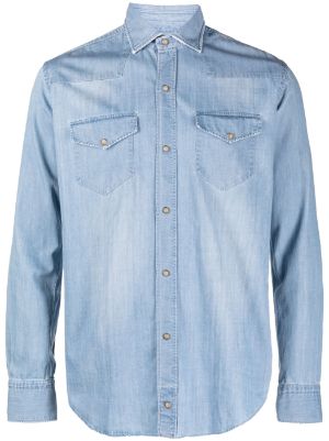 Mens long on sale sleeve chambray shirt