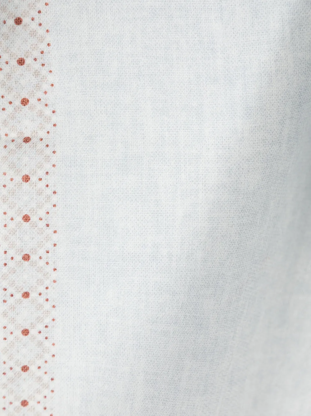 Eleventy 폴카 도트 울 혼방 스카프 In White