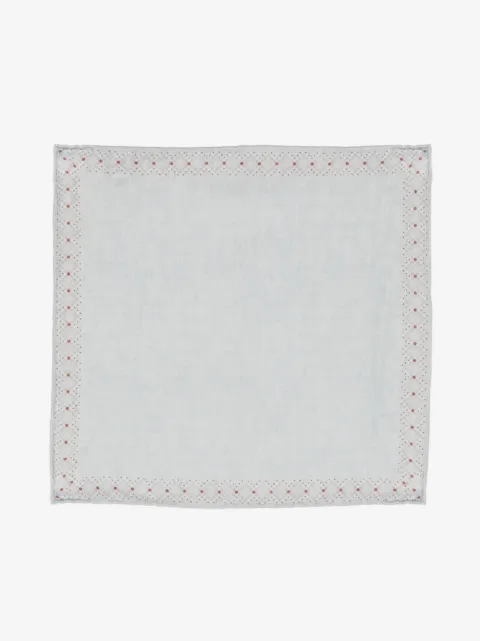 Eleventy polka-dot cotton-wool scarf