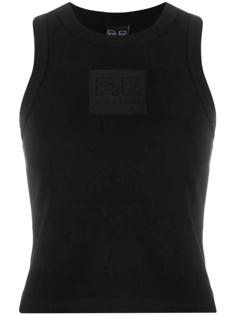 P.E Nation Arcade logo-patch tank top - Black