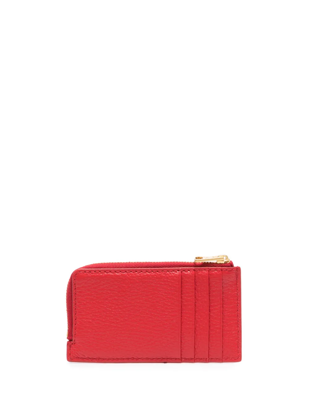 Bimba y Lola logo-lettering leather wallet - Rood