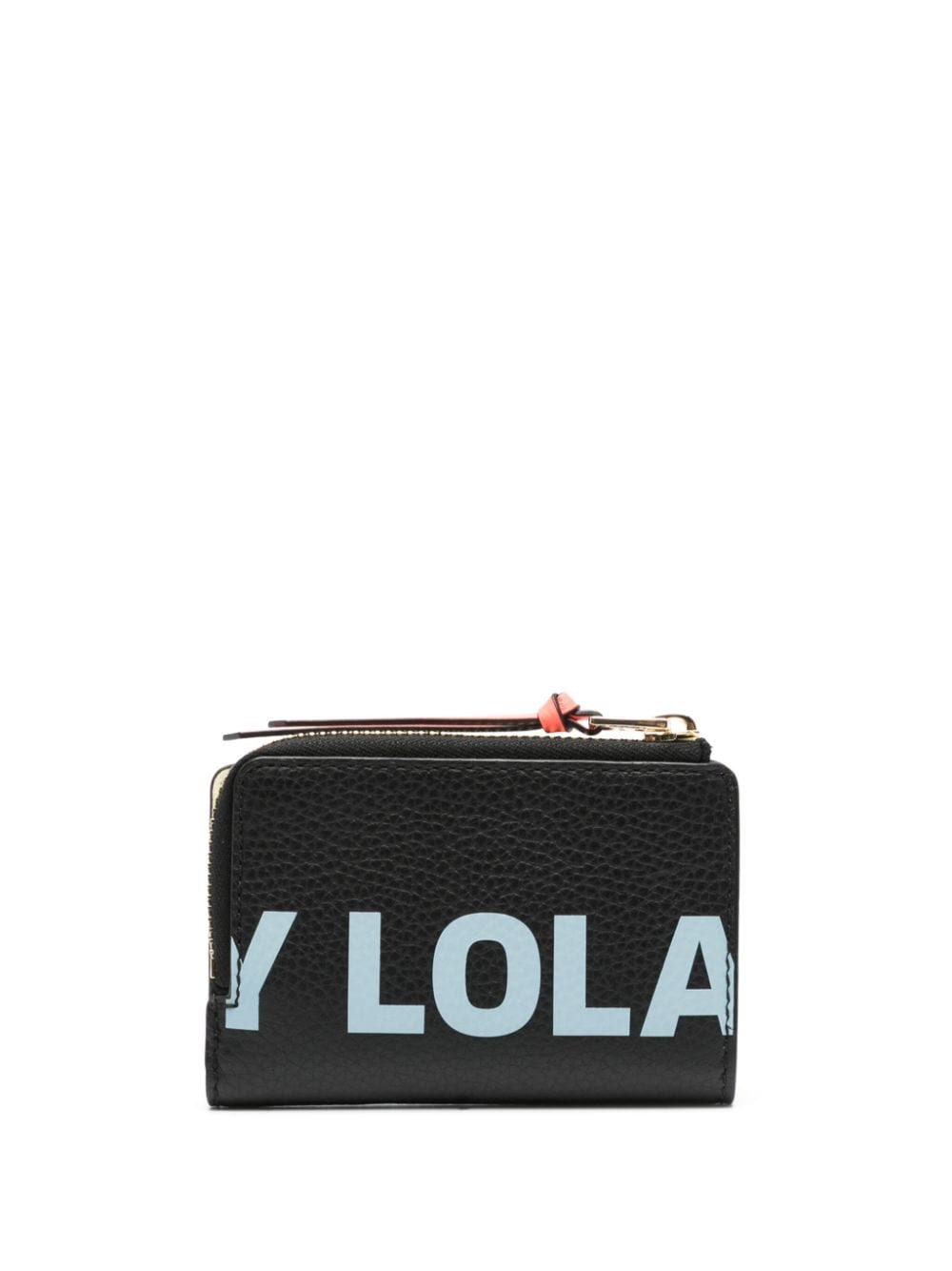 Shop Bimba Y Lola Logo-print Leather Wallet In Black