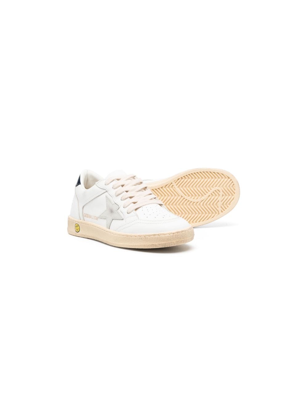 Golden Goose Kids Super-Star leren sneakers - Wit