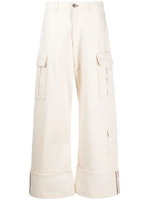 3x1 jean ample à taille haute