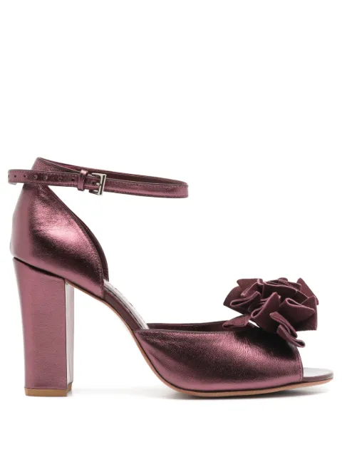 Sarah Chofakian Chantilly 75mm metallic sandals SANDALIACHANTILLY - 0