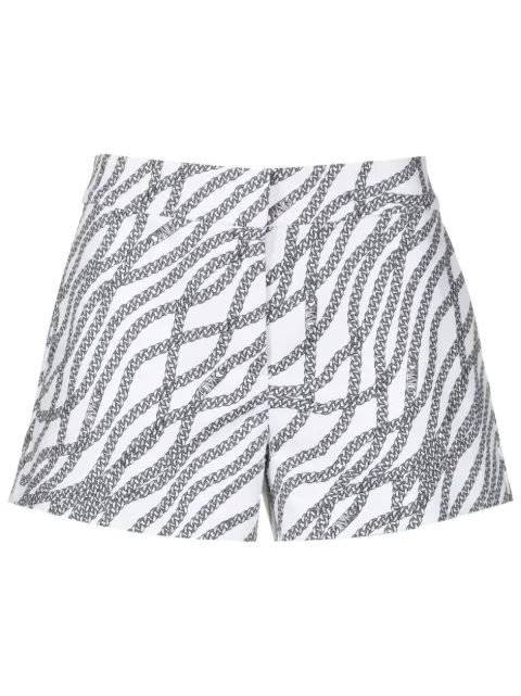 Michael Michael Kors shorts con cadenas estampadas