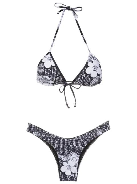 Amir Slama floral-print bikini set 