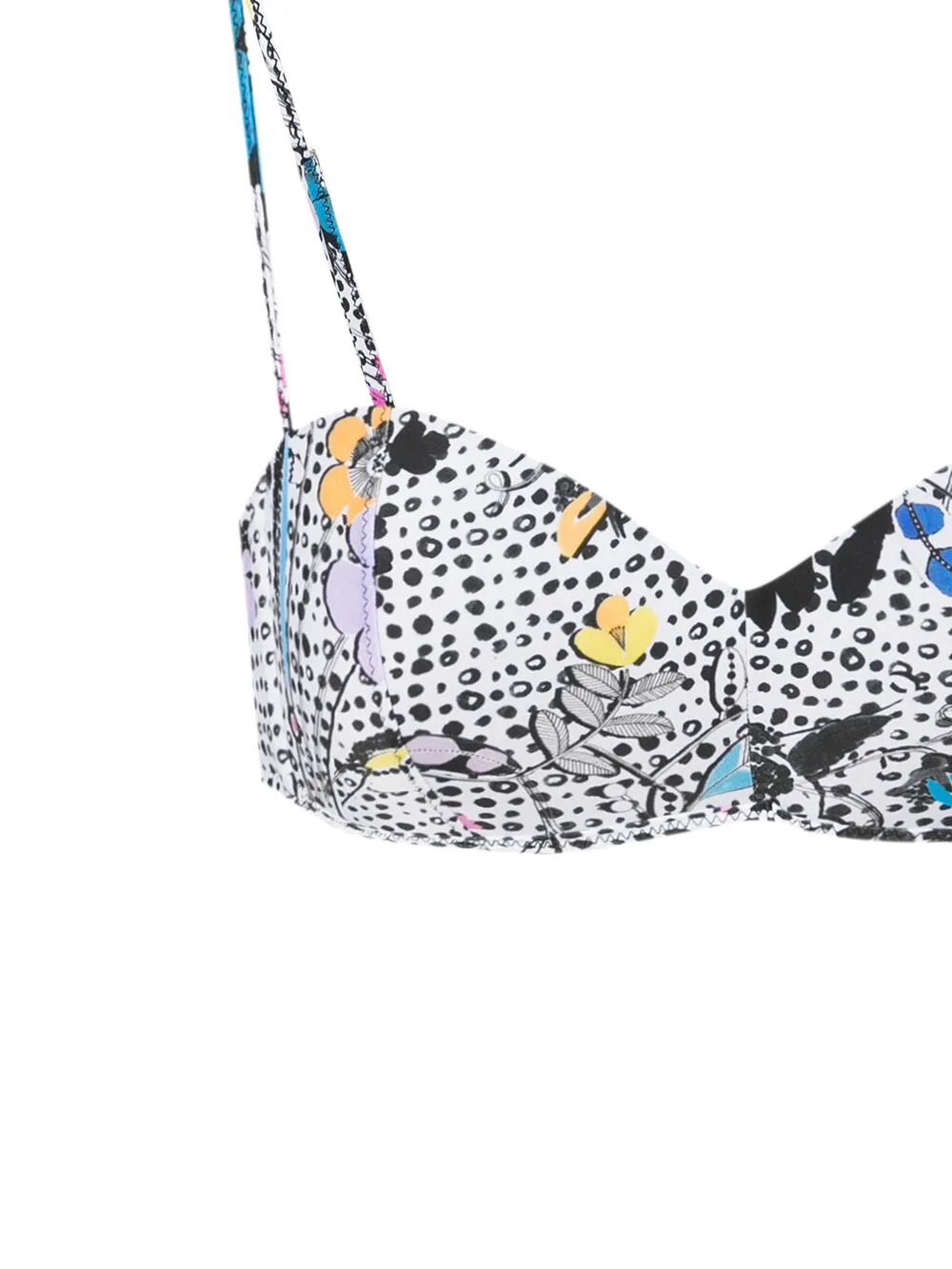 AMIR SLAMA GRAPHIC-PRINT BIKINI SET