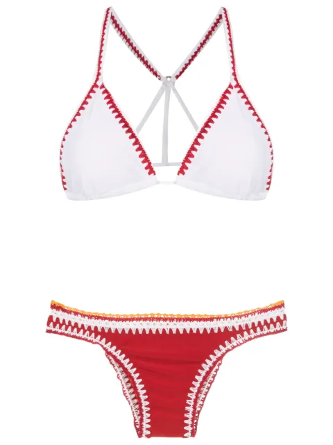 Amir Slama two-tone design bikini set 