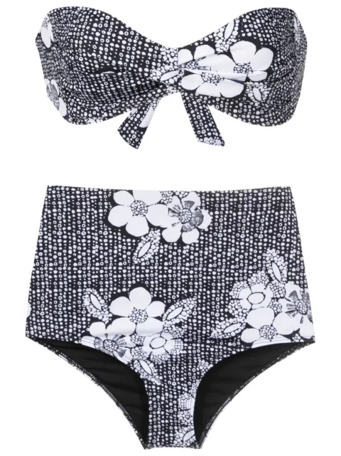 Amir Slama bikini con estampado floral