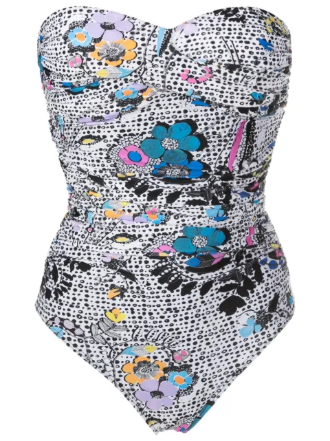Amir Slama traje de baño con estampado gráfico