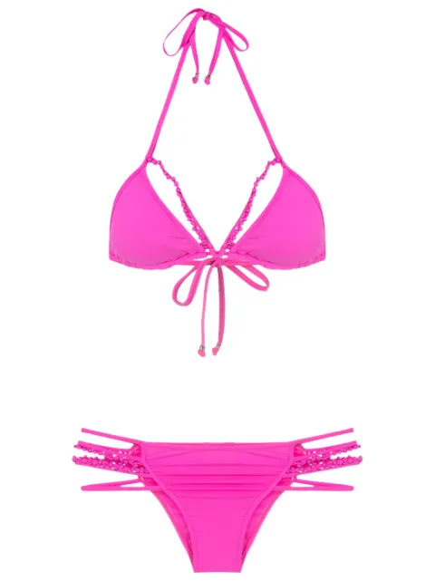 Amir Slama beaded-strap triangle bikini