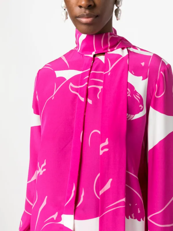 Tシャツ・カットソー VALENTINO GARAVANI Printed Silk Blouse Valentino Garavani Silk blouse