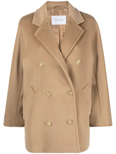 Max Mara 리버스 더블 브레스티드 코트