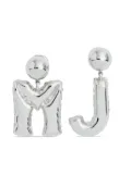 Marc Jacobs Balloon logo earrings - Silver