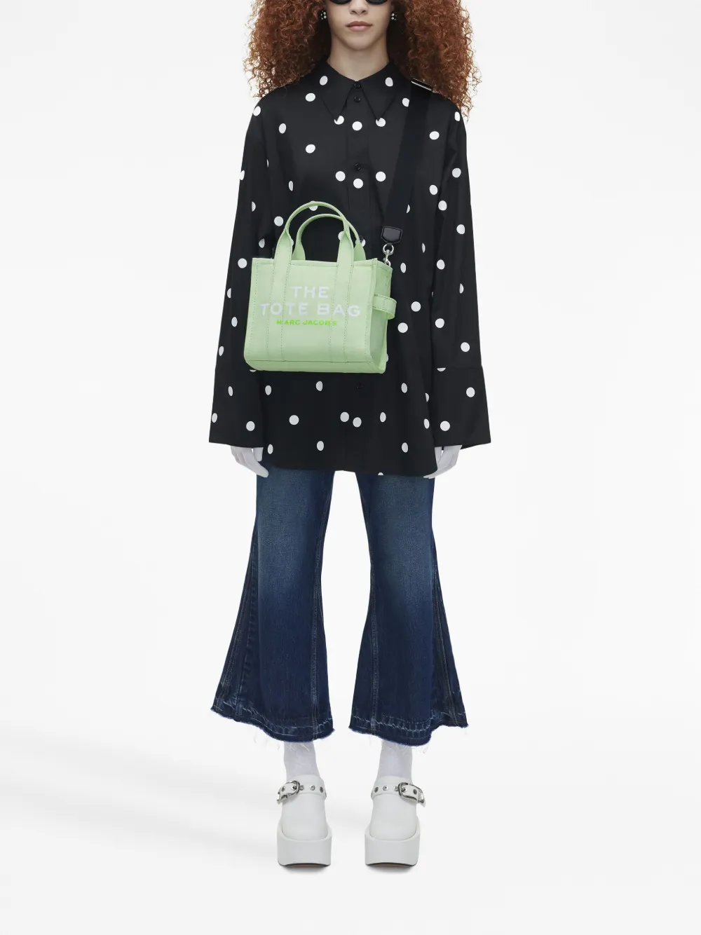 Marc Jacobs The Canvas Small shopper Groen