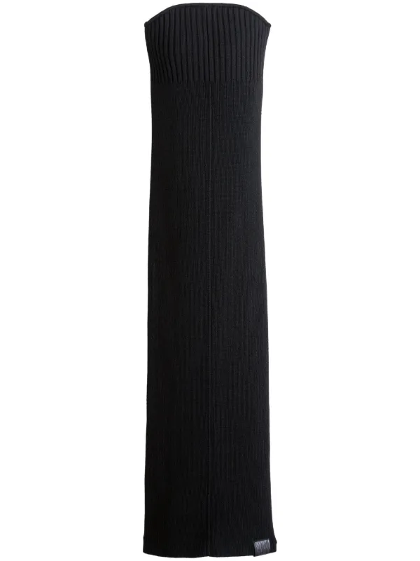 marc jacobs knit dress Tube Ribbed | Black everything
