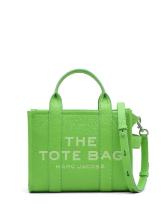 Marc Jacobs ザ レザー トートバッグ S | グリーン | FARFETCH JP