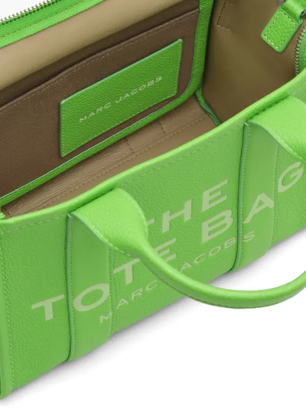 Marc Jacobs ザ レザー トートバッグ S | グリーン | FARFETCH JP