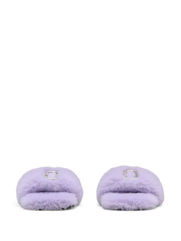 【関税込み】Marc Jacobs パープル The J Marc Teddy サンダル Marc Jacobs The J Marc Teddy Sandals | Purple | FARFETCH JO