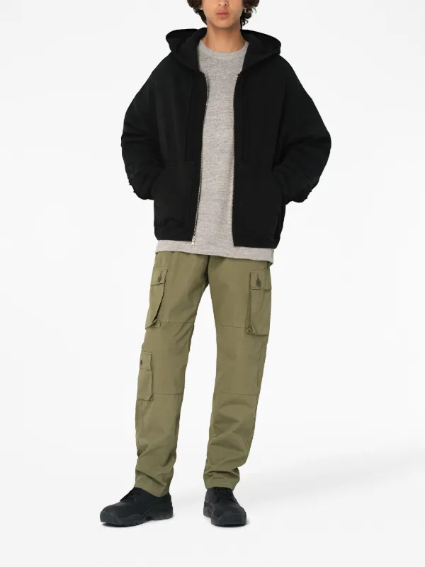 John Elliott straight-leg Cotton Cargo Pants | Green