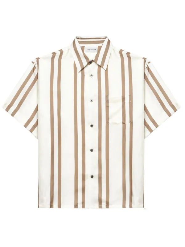 elliott dress shirts Elliott Oversized Stripe Poplin Shirt, WWTP0015 / Seaport Stripe / S