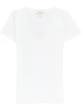 Nili Lotan V-neck cotton T-shirt - White