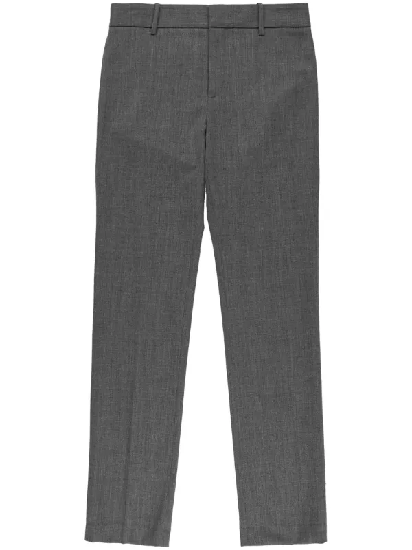 Nili Lotan Evan Tailored Trousers in Grey