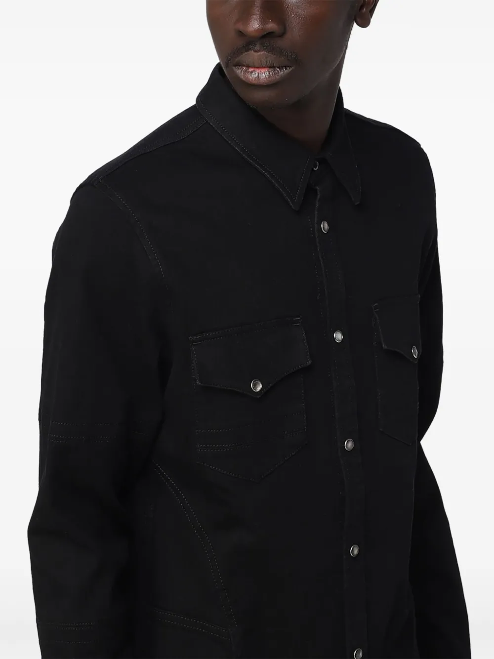Alexander McQueen Giacca-camicia a maniche lunghe | nero | Image 1