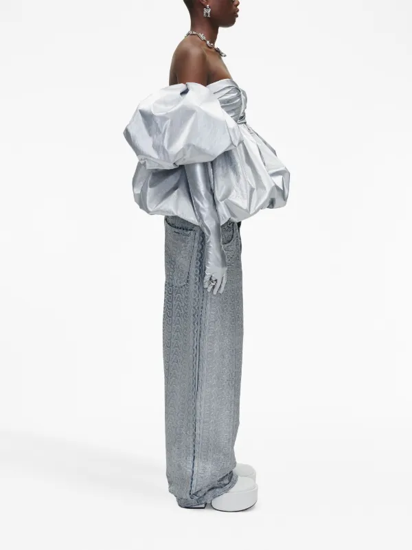 Marc Jacobs Bubble metallic-finish Top | Silver | FARFETCH Marc Jacobs Bubble metallic-finish Top | Silver | FARFETCH