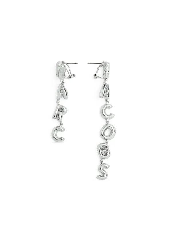 Marc Jacobs Balloon ドロップピアス | シルバートーン | FARFETCH JP