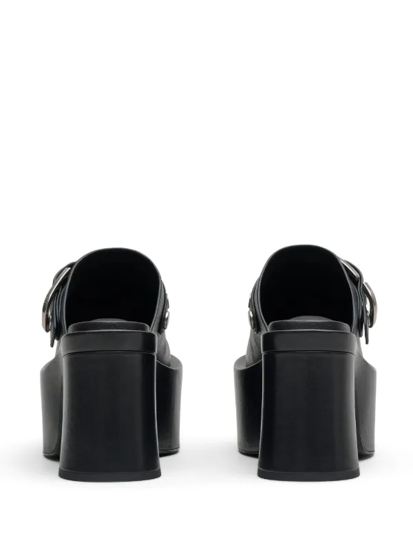 ★Marc Jacobs★9月8日までの特価★The J Marc Leather Clogs Marc Jacobs The J Marc Leather Clogs | Black | FARFETCH