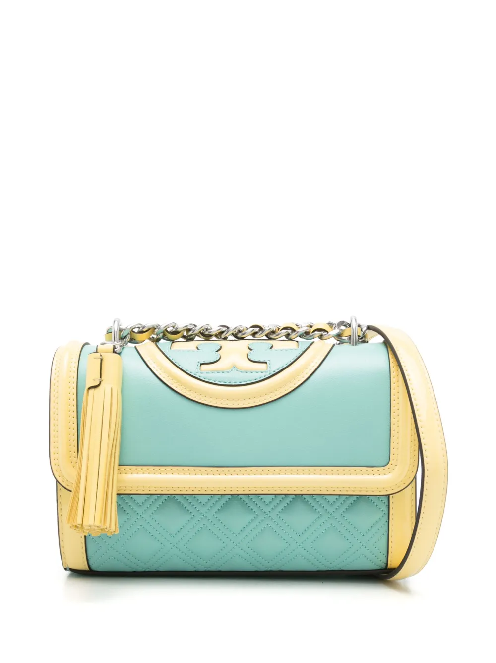 Tory Burch Fleming Leather Crossbody Bag In Green ModeSens