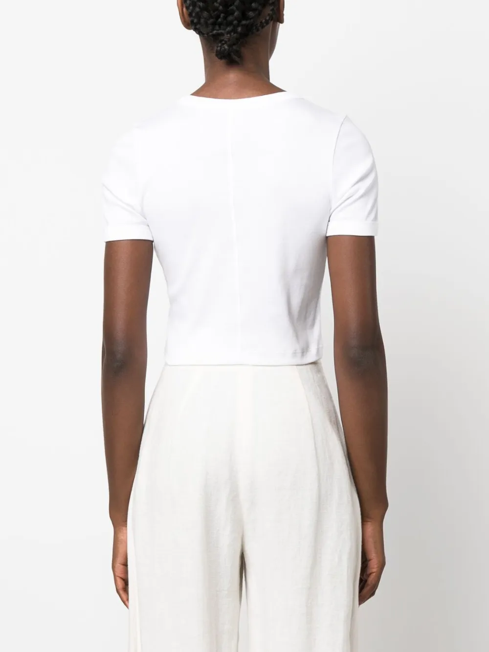 FLORE T-shirt van biologisch katoen Wit