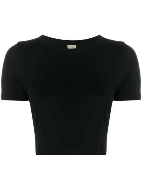 FLORE FLORE Car cropped organic cotton T-shirt 